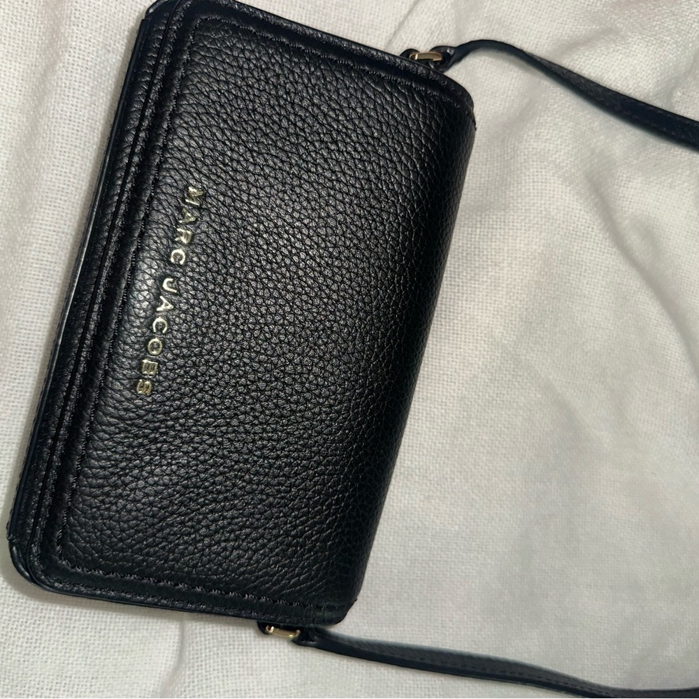Marc Jacobs Black Leather Crossbody Bag